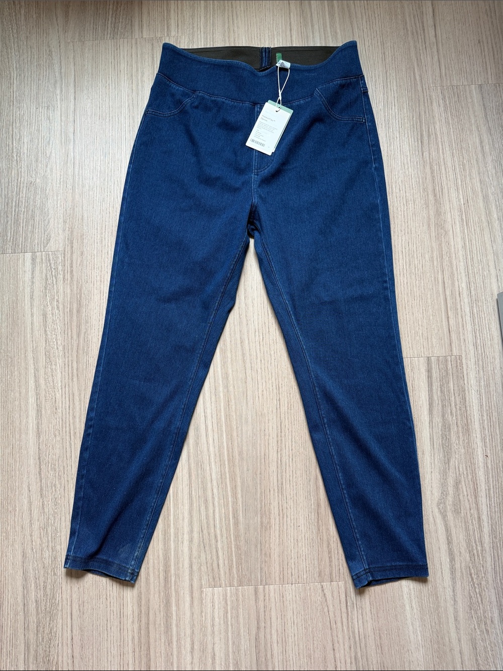 HALARA Navy High-Rise Stretch Jeggings